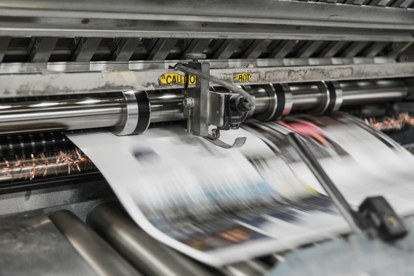 Offset printing press running sheets