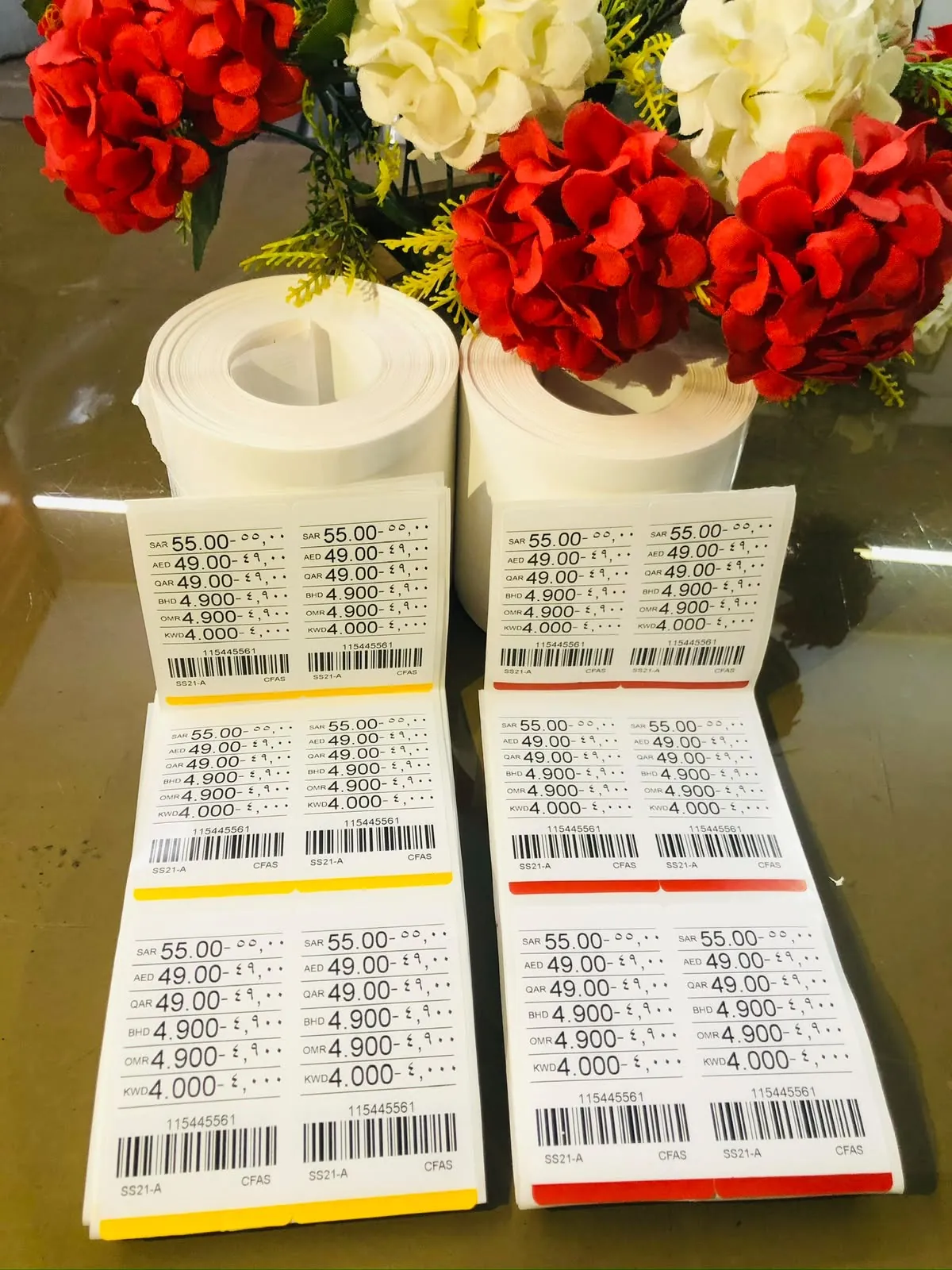 Barcode Stickers: Price Sticker Rolls