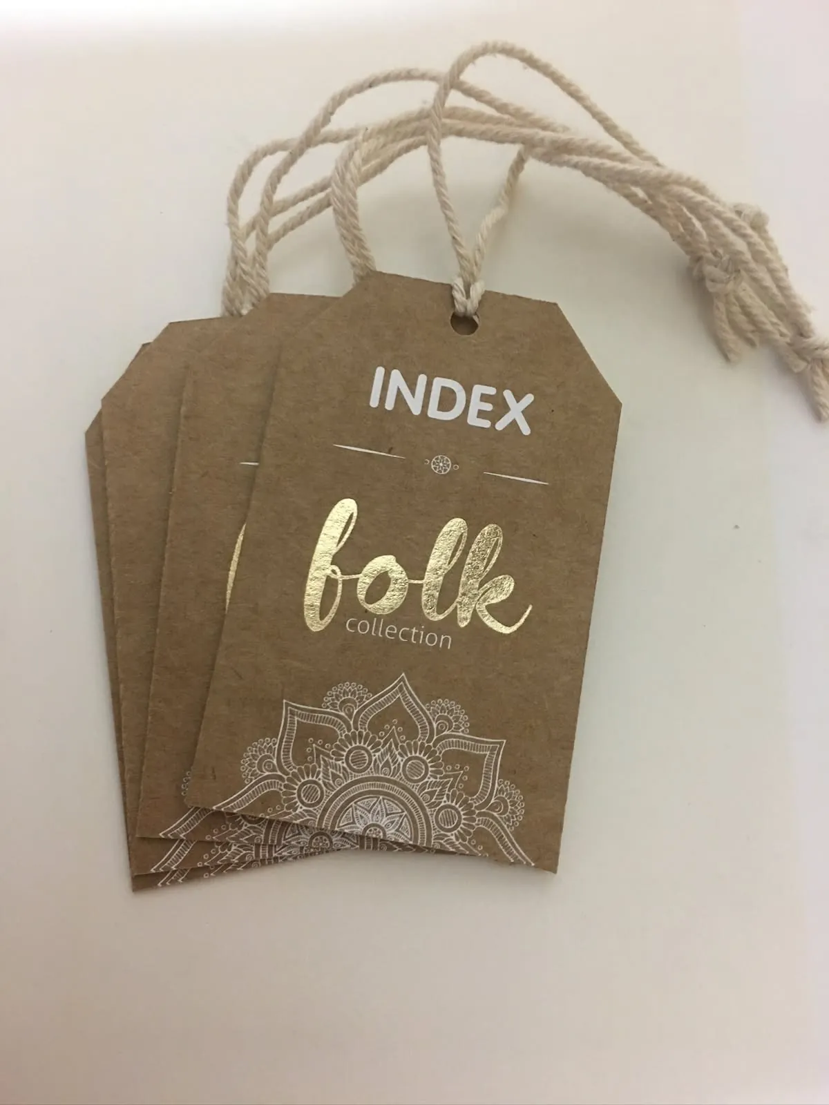 Hang Tags: Index